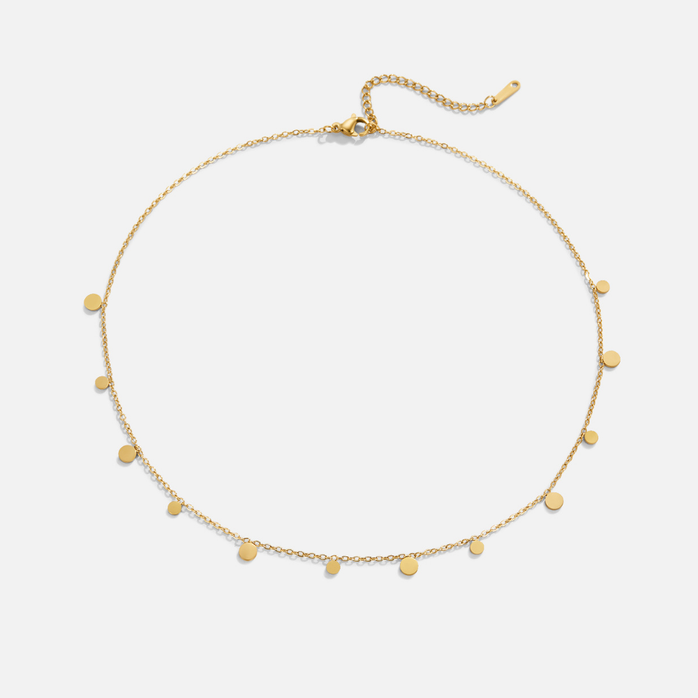 Naszyjnik kropli Agatha Gold