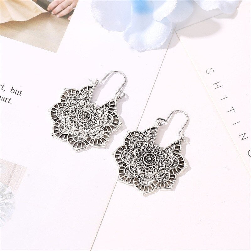 Pendientes Mandala de Loto