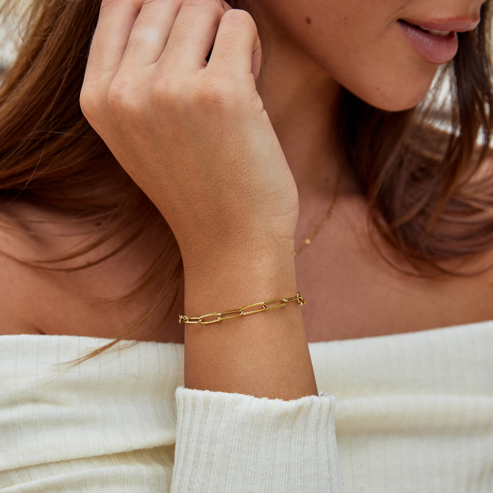 Pulsera Clip de Oro