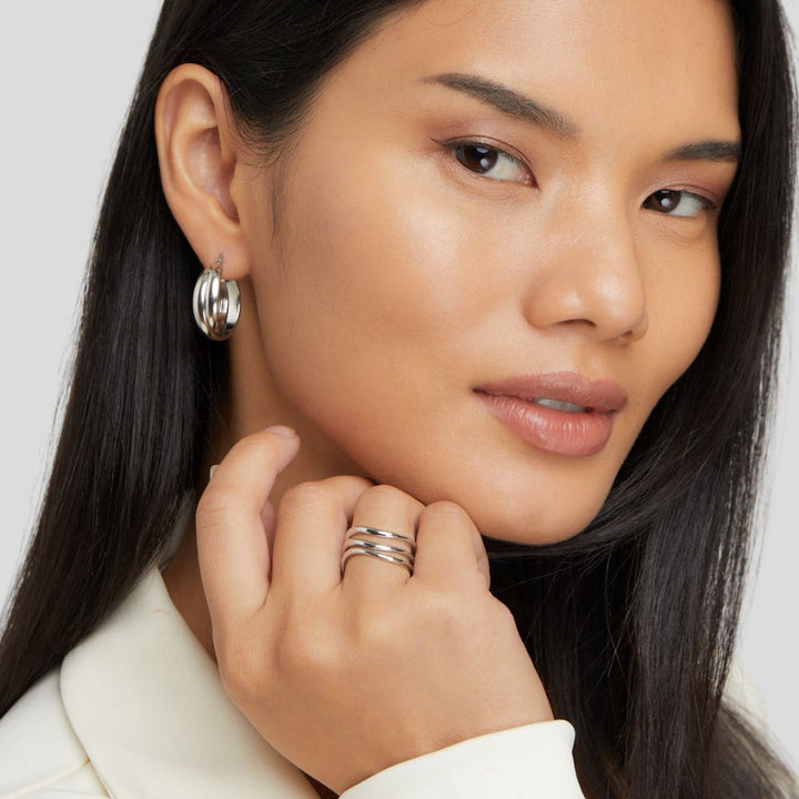 Pierścionek Srebrny Kiya