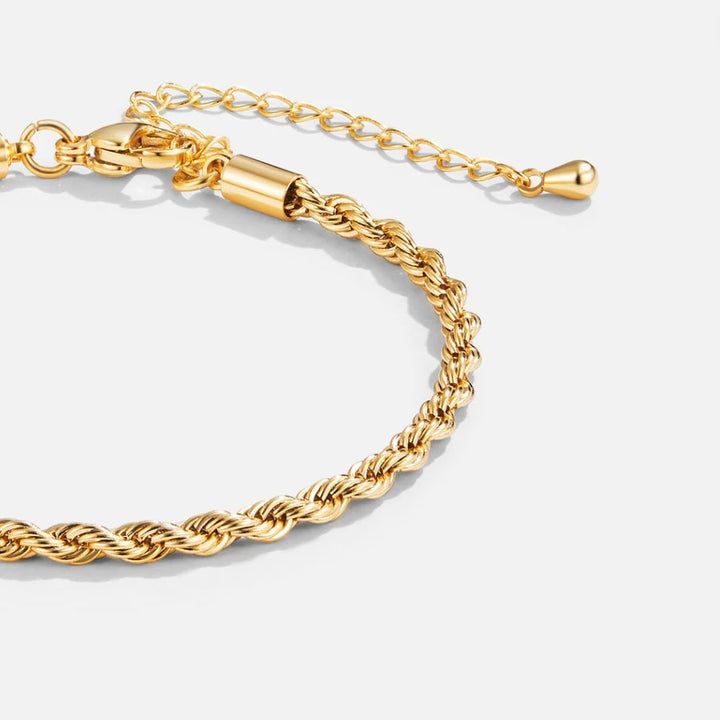 Pulsera de Oro Chic Retorcida