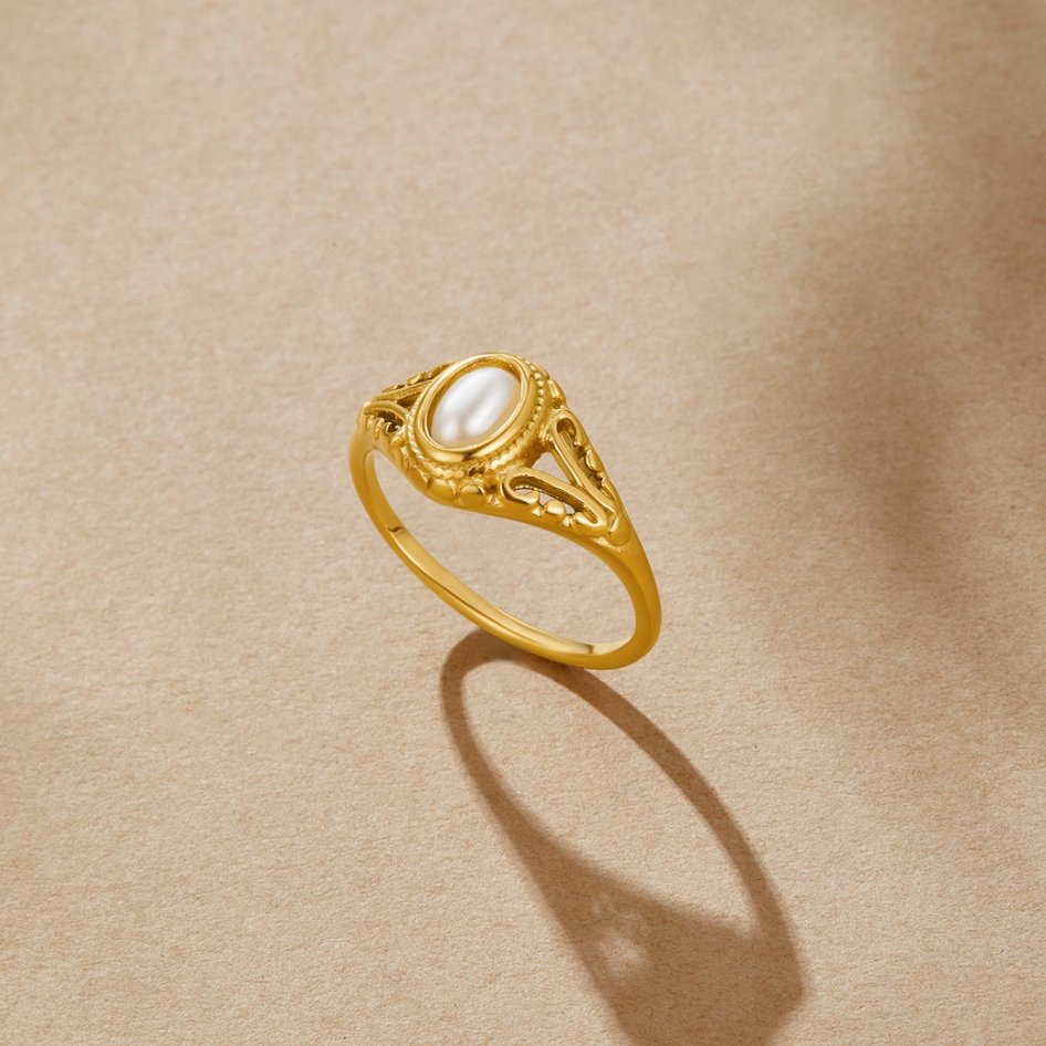 Pierścionek Vintage Royal Pearl